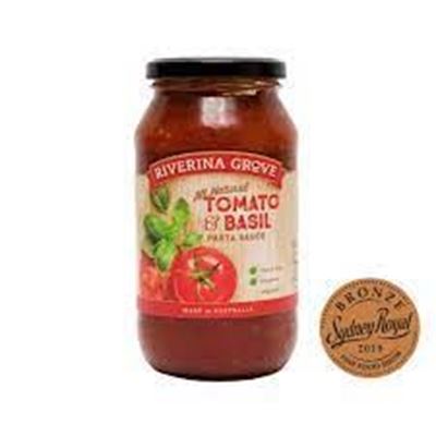 Picture of RIVERINA GROVE, Pasta Sauce - Tomato & Basil 500g